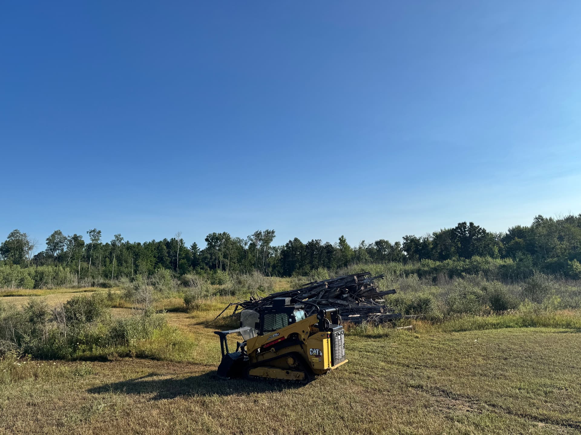 Gallery photos for 10-Acre Airport Land Clearing in Alma, Michigan: Image #1
